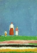 Kazimir Malevich, three figures